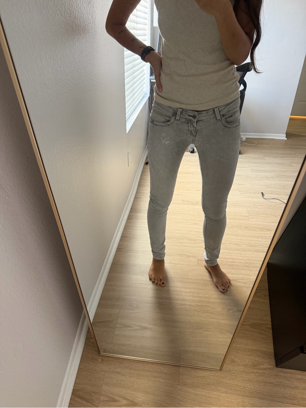 Dolce & Gabbana Light Gray Women's Skinny Jeans